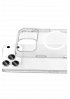 Newface Apple iPhone 17 Pro Combo Sert Şeffaf Magsafe Kapak - Şeffaf