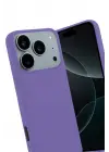 Newface Apple iPhone 17 Pro First Silikon - Lila