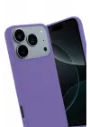Newface Apple iPhone 17 Pro First Silikon - Lila