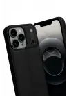 Newface Apple iPhone 17 Pro Max Auto Focus Kapak - Siyah