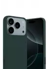 Newface Apple iPhone 17 Pro Max First Silikon - Koyu Yeşil