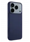 Newface Apple iPhone 17 Pro Max First Silikon - Lacivert