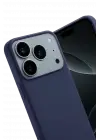 Newface Apple iPhone 17 Pro Max First Silikon - Lacivert