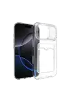 Newface Apple iPhone 17 Pro Max Kart Şeffaf Silikon - Şeffaf