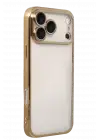 Newface Apple iPhone 17 Pro Max Razer Lensli Silikon - Gold