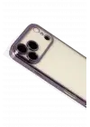 Newface Apple iPhone 17 Pro Max Razer Lensli Silikon - Mor