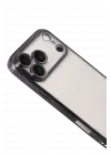 Newface Apple iPhone 17 Pro Max Razer Lensli Silikon - Siyah