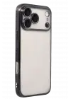 Newface Apple iPhone 17 Pro Max Razer Lensli Silikon - Siyah