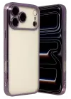 Newface Apple iPhone 17 Pro Razer Lensli Silikon - Mor