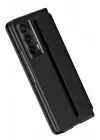 Newface Huawei Honor Magic V2 Kılıf Data Kapak - Siyah