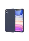 Newface iPhone 11 Kılıf First Silikon - Lacivert