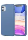 Newface iPhone 11 Kılıf First Silikon - Mavi
