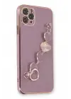 Newface Apple iPhone 11 Pro Kılıf Esila Silikon - Mor