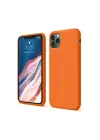 Newface iPhone 11 Pro Kılıf First Silikon - Turuncu