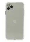 Newface Apple iPhone 11 Pro Kılıf Fly Lens Silikon - Şeffaf
