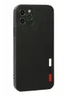Newface iPhone 11 Pro Kılıf Loop Deri Silikon - Siyah