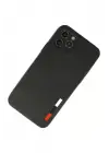 Newface Apple iPhone 11 Pro Kılıf Loop Deri Silikon - Siyah