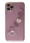 Newface Apple iPhone 11 Pro Max Kılıf Esila Silikon - Mor