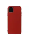 Newface Apple iPhone 11 Pro Max Kılıf First Silikon - Bordo