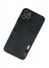 Newface Apple iPhone 11 Pro Max Kılıf Loop Deri Silikon - Lacivert