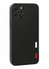 Newface iPhone 11 Pro Max Kılıf Loop Deri Silikon - Siyah