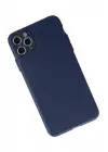 Newface Apple iPhone 11 Pro Max Kılıf Puma Silikon - Mavi