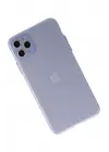 Newface Apple iPhone 11 Pro Max Kılıf Puma Silikon - Mor
