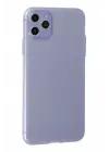 Newface Apple iPhone 11 Pro Max Kılıf Puma Silikon - Mor