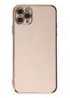 Newface iPhone 11 Pro Max Kılıf Volet Silikon - Pembe