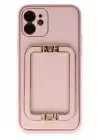 Newface Apple iPhone 12 Kılıf Coco Elit Kapak - Pembe
