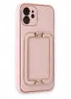 Newface Apple iPhone 12 Kılıf Coco Elit Kapak - Pembe