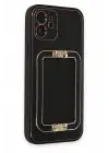 Newface Apple iPhone 12 Kılıf Coco Elit Kapak - Siyah