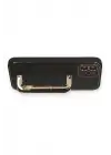 Newface Apple iPhone 12 Kılıf Coco Elit Kapak - Siyah