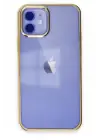 Newface iPhone 12 Kılıf Element Silikon - Gold