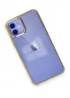 Newface iPhone 12 Kılıf Element Silikon - Gold