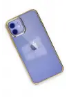 Newface iPhone 12 Kılıf Element Silikon - Gold