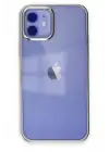 Newface Apple iPhone 12 Kılıf Element Silikon - Gümüş