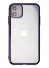 Newface Apple iPhone 12 Kılıf Element Silikon - Mor