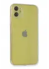 Newface Apple iPhone 12 Kılıf Fly Lens Silikon - Şeffaf