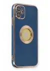 Newface iPhone 12 Kılıf Store Silikon - Mavi