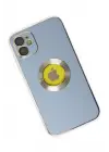 Newface iPhone 12 Kılıf Store Silikon - Sierra Blue