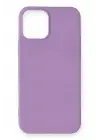 Newface Apple iPhone 12 Mini Kılıf First Silikon - Lila