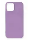 Newface iPhone 12 Mini Kılıf First Silikon - Lila