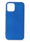 Newface Apple iPhone 12 Mini Kılıf First Silikon - Mavi