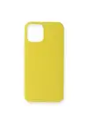 Newface Apple iPhone 12 Mini Kılıf First Silikon - Sarı