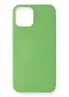 Newface Apple iPhone 12 Mini Kılıf First Silikon - Yeşil