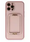 Newface Apple iPhone 12 Pro Kılıf Coco Elit Kapak - Pembe