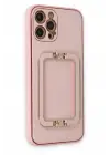 Newface Apple iPhone 12 Pro Kılıf Coco Elit Kapak - Pembe