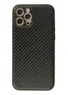 Newface Apple iPhone 12 Pro Kılıf Coco Karbon Silikon - Siyah