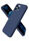 Newface Apple iPhone 12 Pro Kılıf First Silikon - Lacivert